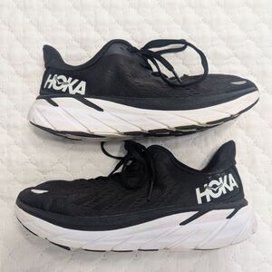 👟 Hoka One One Clifton 8 Men's Sneakers Black White 7.5